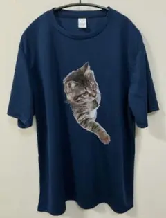 ネイビー Tシャツ L