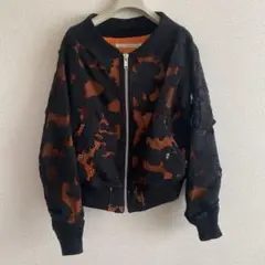 VALENTINO 21ssレース ボンバージャケット ブラック - メルカリ