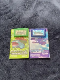 ポケットモンスター リーフグリーン　サファイアゲームボーイアドバンス　説明書付き