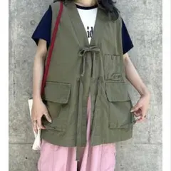 niko and... カーキ C-1風ベスト