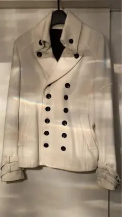 CIVARIZE 黒 ダブルブレストピーコート 46 CIVARIZE 黒 ダブルブレストピーコート 46 THE DOUBLE-BREASTED