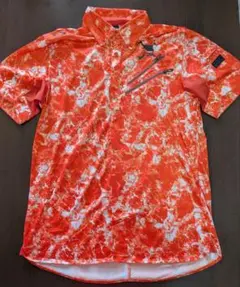 Oakley オレンジ マーブルポロシャツ XL