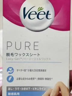 Veet PURE 脱毛ワックスシート 8枚