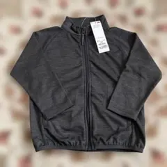 グレー UV対策 吸汗速乾 パーカー 100