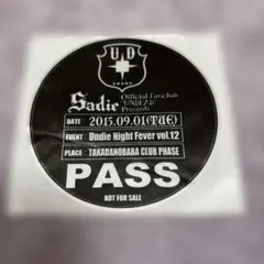 Sadie Official Fanclub UNDEAD パス