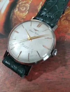 t*a様 タカノ　ラコー型　角形　黒文字盤　スーパー　19石　稼働品　美品 Watch CTI 東京・銀座のアンティークウォッチ販売 / 買取・修理