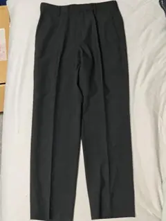 UNIQLO U レギュラーフィットテーパードパンツ ブラック ウエスト73cm