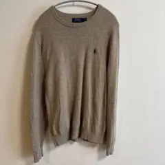 POLO Ralph Lauren 現行ニット　ベージュ　ラルフローレンメンズ