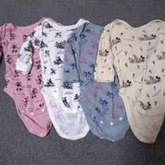 ベビー　ディズニー　 長袖肌着 4枚セット