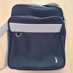 EAST BOY ピンク×ネイビー　スクバ　ショルダーバッグ