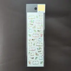 シマエナガ イラストシール キラキラ