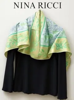 ニナリッチ ちょうどいいスカーフ シルク100％