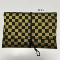 ハンドメイド御朱印帳ケース B35 緑