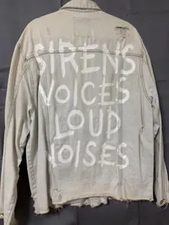 デニムジャケット SIRENS VOICES LOUD NOISES