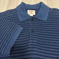 ブルックスブラザーズ メンズ ポロシャツ 半袖 ボーダー サイズXS 送料込み