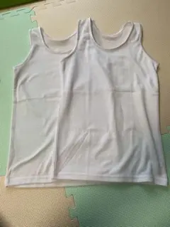 140サイズ 女児 胸二重 タンクトップ 2枚セット