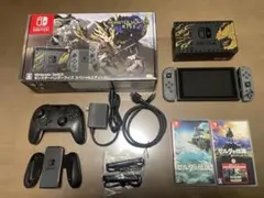 Nintendo Switch 本体＋ゼルダの伝説2種＋純正プロコン計4点セット