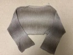 透かし編み ニット ビスチェ ボレロ