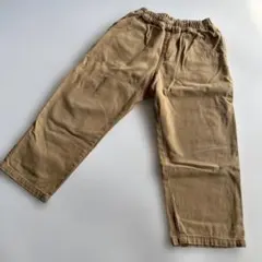 BREEZE ベージュ コットンパンツ ウエストゴム ポケット付き