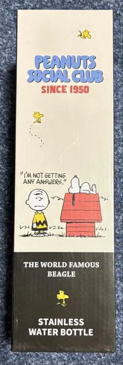スヌーピー　ステンレスボトル　480ml ブラック