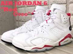 美品ナイキAir Jordanエアジョーダン6レトロOREOレッドオレオ27cm