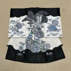 お宮参り用　産着　かけ衣装　夏物　黒