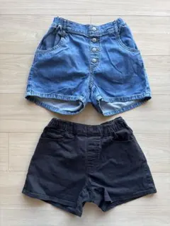 GU・UNIQLO ショートパンツ2枚セット size140