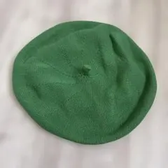 緑色 ベレー帽 綿 100% 韓国製