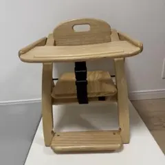 大和屋　アーチⅢ　木製ローチェア　ナチュラルウッド