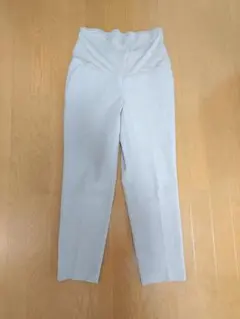 ユニクロ/スマートアンクルマタニティパンツ /Lサイズ/ベージュ