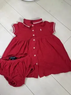 Ralph Lauren 赤いワンピース 12M