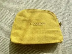 L'OCCITANE イエロー キャンバスポーチ