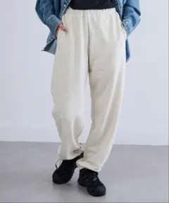 美品　スウェットパンツ　オートミール　M