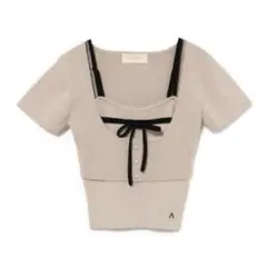 andmary Natalie ribbon set beige AM1339 - メルカリ