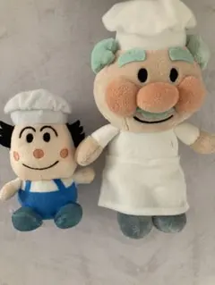 アンパンマン ぬいぐるみ バタコさん ジャムおじさん 2体セット