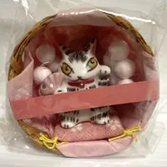 桜籠入り置物　ダヤン わちふぃーるどのサムネイル