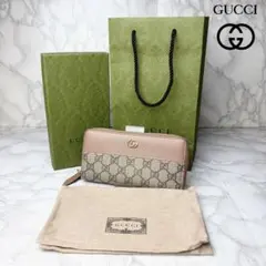 極美品】GUCCI ジャンボGG マーモント 長財布 イエロー - メルカリ