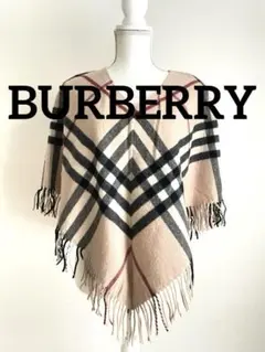 超美品　バーバリー　ノバチェック　イングランド製　ポンチョ BURBERRY（ポンチョ）のフリマアイテム一覧