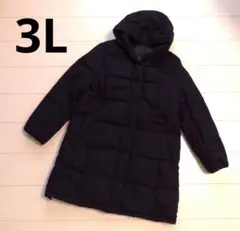 SHOO-LA-RUE シューラルーの中綿コート　ネイビー　３Lのサムネイル