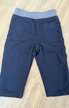 ユニクロ 紺 ナイロンパンツ 80