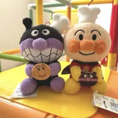 アンパンマン バイキンマン ころふわぬいぐるみ