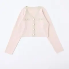 NICE CLAP 配色ニット カーディガン