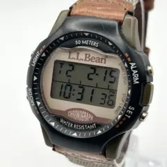 L.L.Bean クォーツデジタル ヴィンテージ クロノグラフ 腕時計 新品電池
