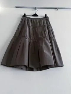 美品⭐︎ボディドレッシングデラックス⭐︎ティアードスカート カーキ