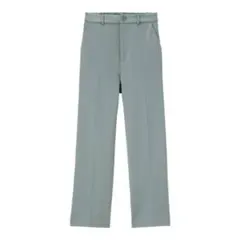 【gu】カットソーカラースラックス S くすみブルー