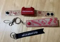 BABYMONSTER ライトブレスレット　うちわキーホルダー