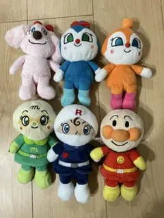 アンパンマンキャラクター マスコットぬいぐるみ　ぷりちぃビーンズ　まとめ売り