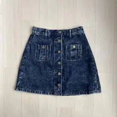 美品 WEGO BROWNY デニム ミニスカート ケミカルウォッシュのサムネイル
