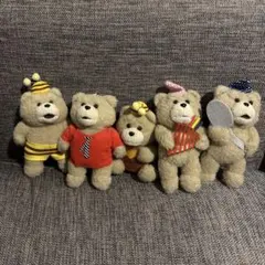 ted2 ぬいぐるみ マスコット 5体セット