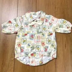 プロヴァンス風マルシェ柄 ロンパース【70 水通しのみ】